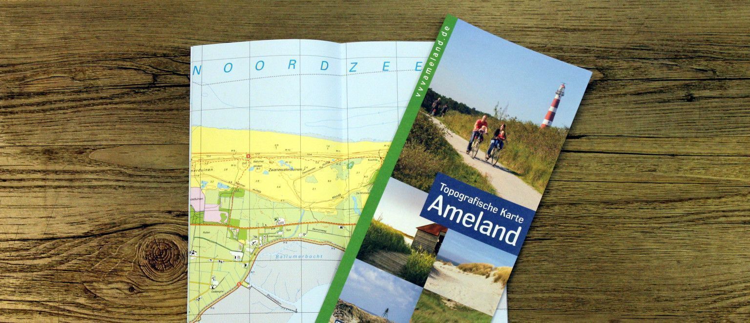 Topografische Karte - webshop VVV Ameland