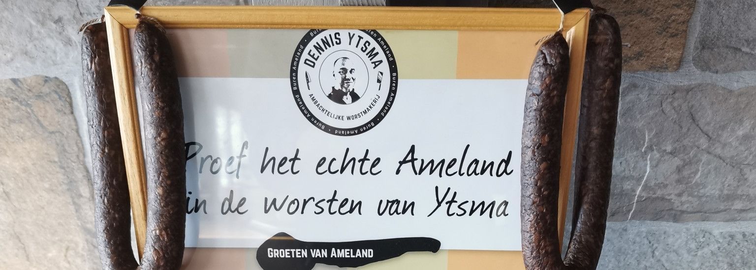 Ameländer Trockenwurst aus biologischem Rindfleisch - Ameländer Produkte - VVV Ameland