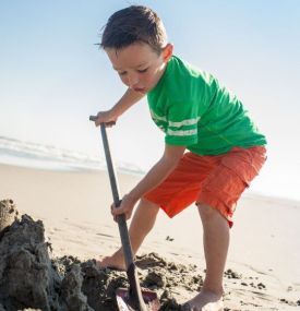 Sandburgen bauen - VVV Ameland