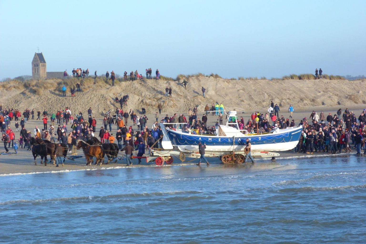 Robbenfahrt und Vorführung Pferderettungsboot