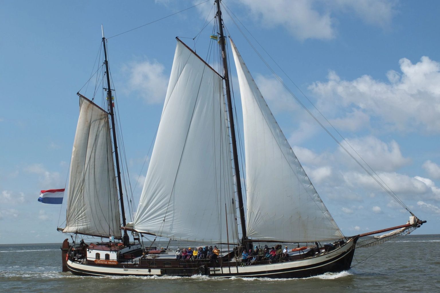 Einzelfahrt nach Terschelling mit der Minerva