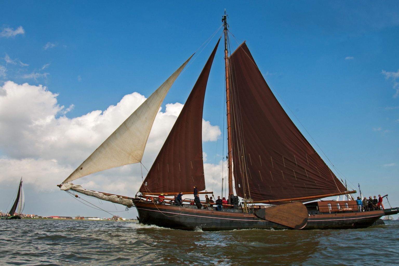 Einzelfahrt nach Lauwersoog mit der Willem Jacob